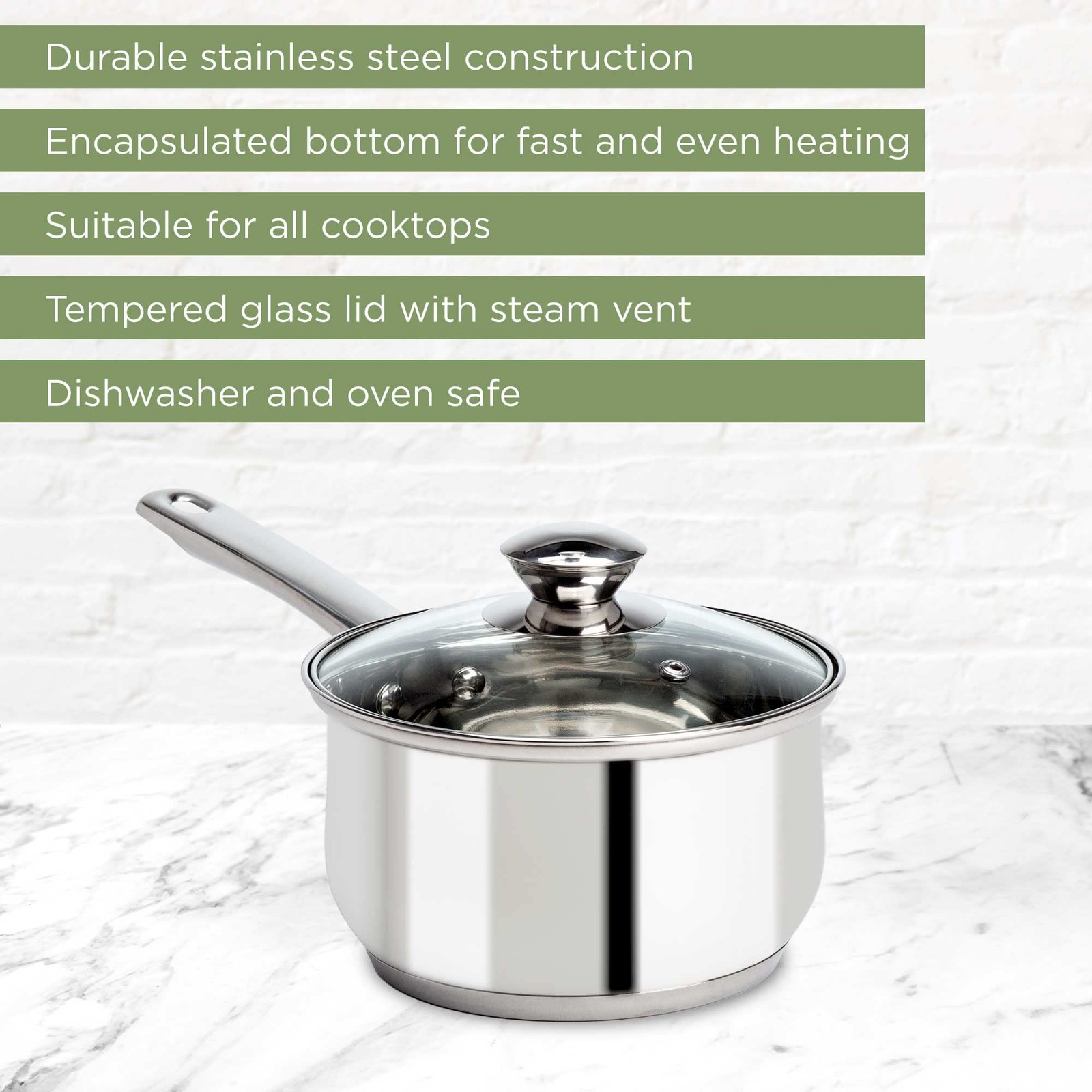 Ecolution Pure Intentions, 2-Quart, Stainless Steel