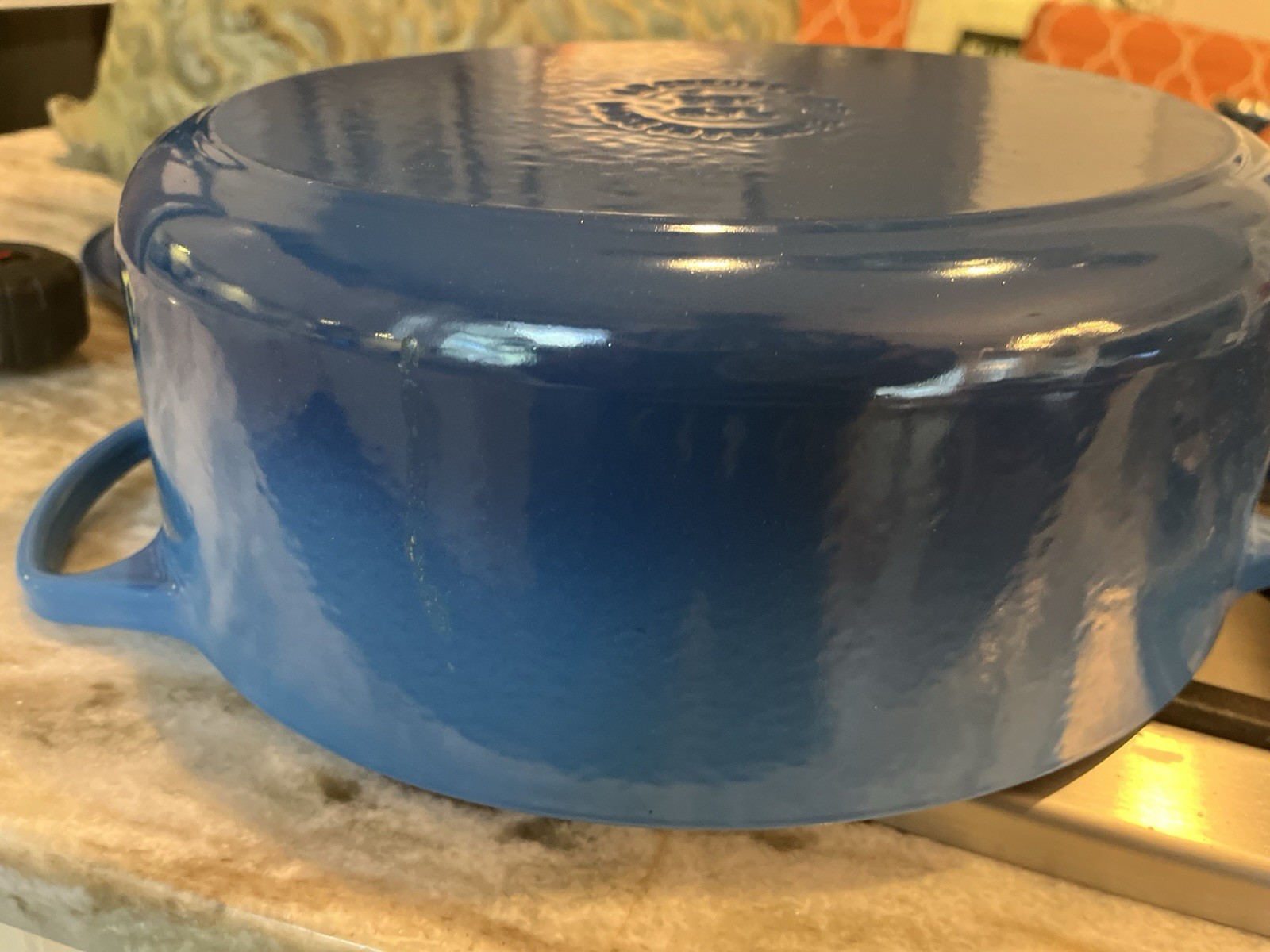 Le Creuset Signature 4.7qt Oval Dutch Oven Marseille Blue France
