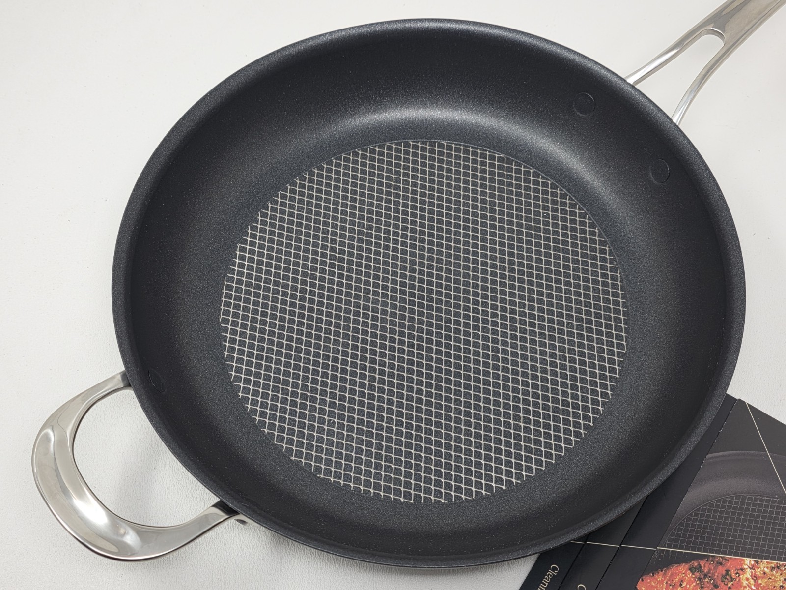 Anolon X Hybrid Nonstick Frying Pan with Helper Handle, 12″ Exclusive SearchTech