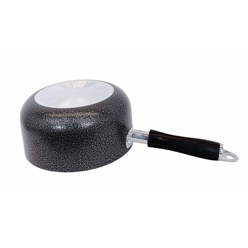 7″ (18CM) Nonstick Sauce Pan with Lid, 2QT Cooking Pot, Ergonomic Plastic Handle