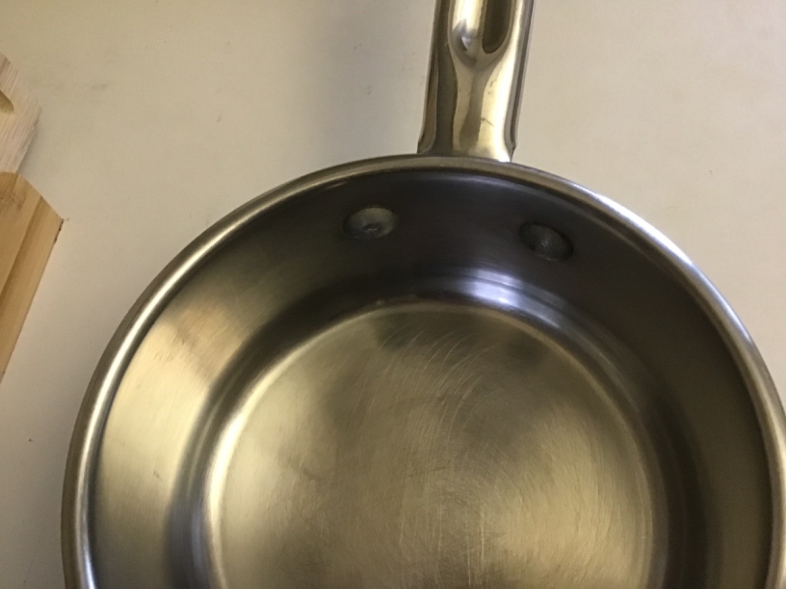 MARTHA STEWART EVERYDAY 1 Qt Quart Stainless Steel/Copper Bottom Saucepan w/Lid