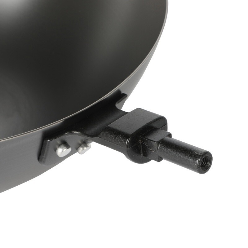 13 Inch Carbon Steel Wok Induction Safe Nonstick Rust Resistant Heavy Gauge New