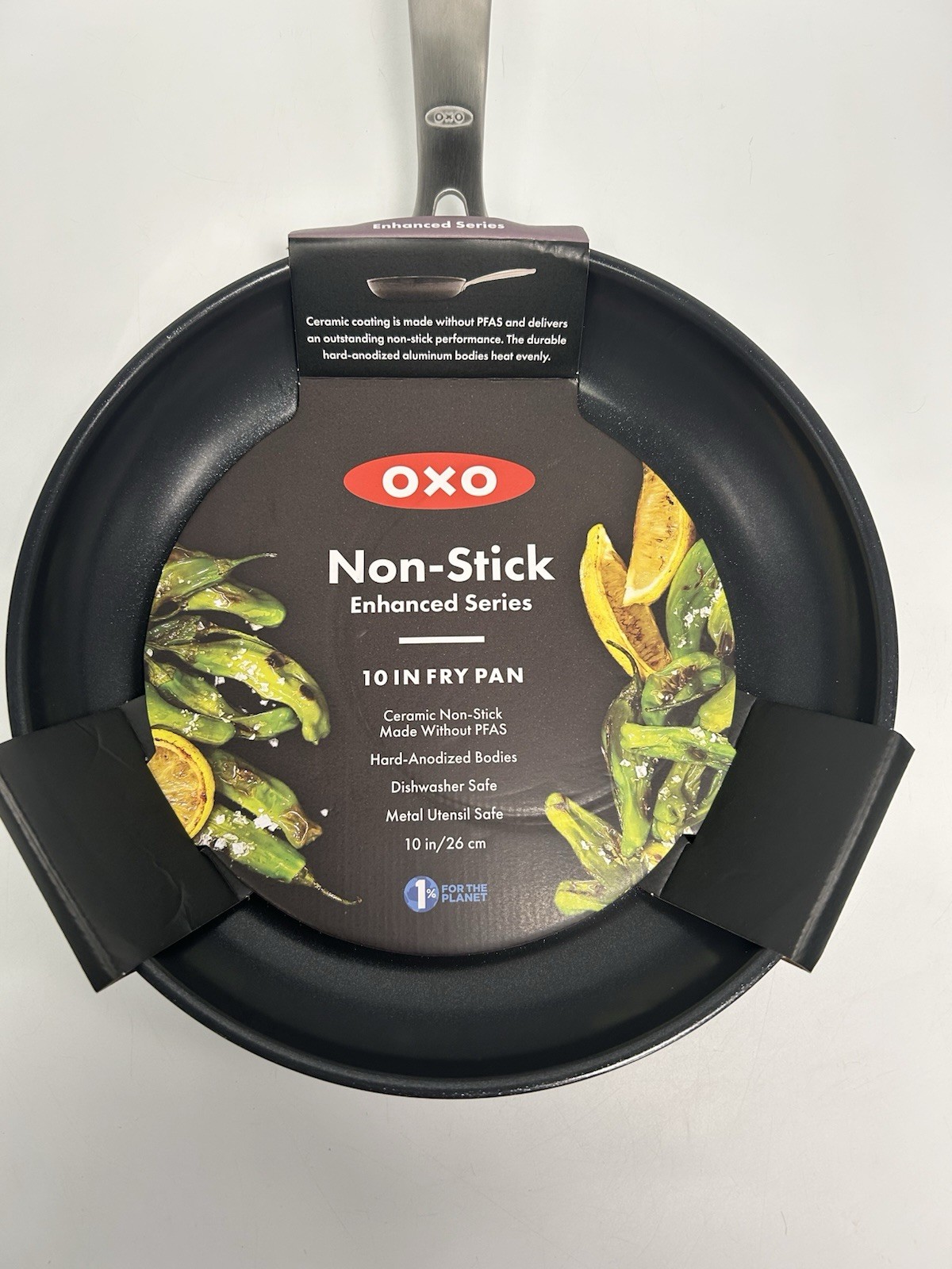 OXO Enhanced 10″ Frying Pan Skillet PFAS-Free Ceramic Nonstick – Black *NEW*