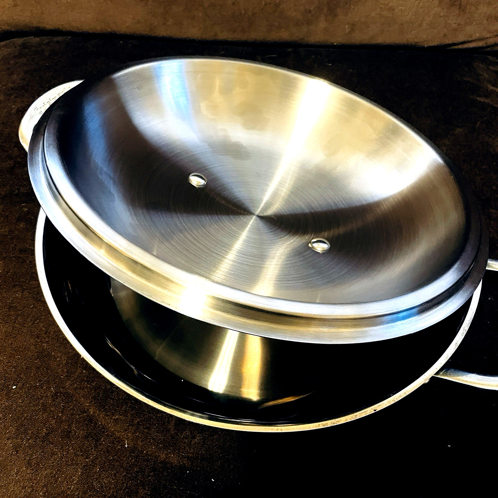 NEW Cuisinart 12″ Everyday Pan with Dome Lid Model 725-30D, Stainless Steel