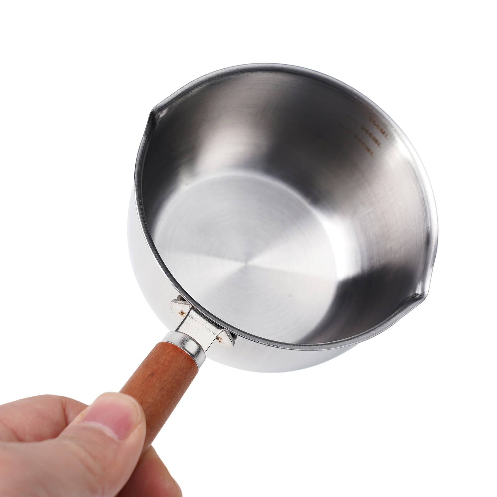 Stainless Steel Mini Milk Pan 150ml Hot Oil Pot Small Butter Melter Saucepan