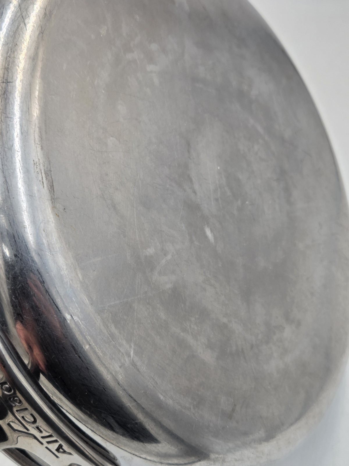 Lot Of 2 ALL CLAD Stainless Steel Saute Fry Pans 8″ and 11″ Very Nice U.S.A