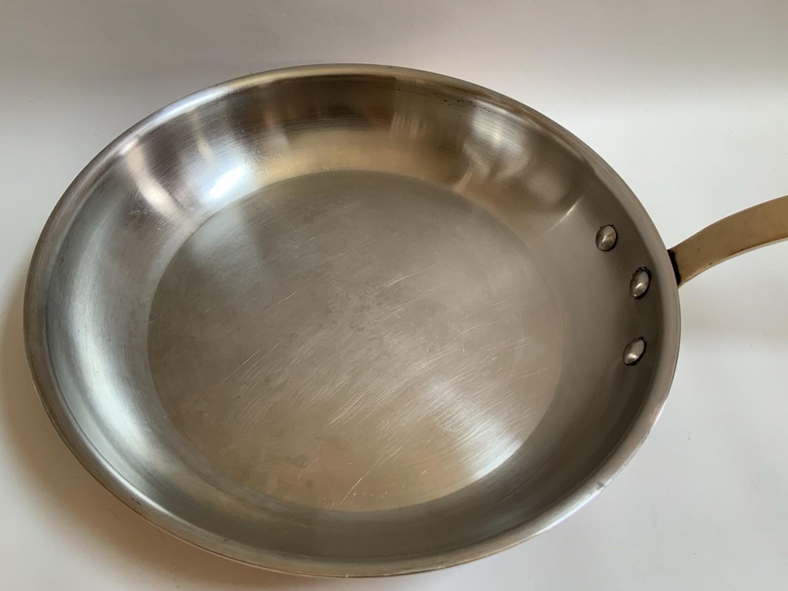 Williams Sonoma Copper & Brass SKILLET Pan 12’’ Made in France