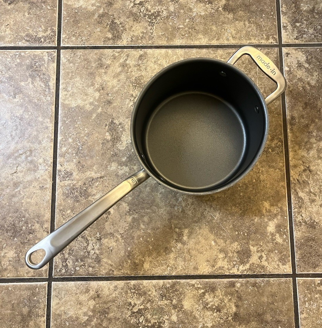Made In Brand Cookware Non Stick Saucepan Pot 4 QT (No Lid) Italy Made-In