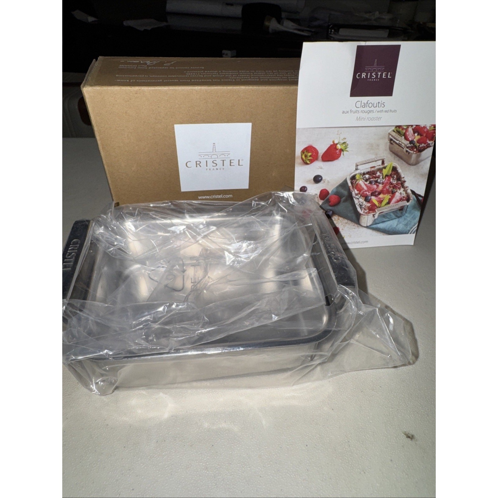 Cristel 18/10 Stainless Mini Roasting Pan Roaster Made In France 4 7/8″ x 4 3/8″