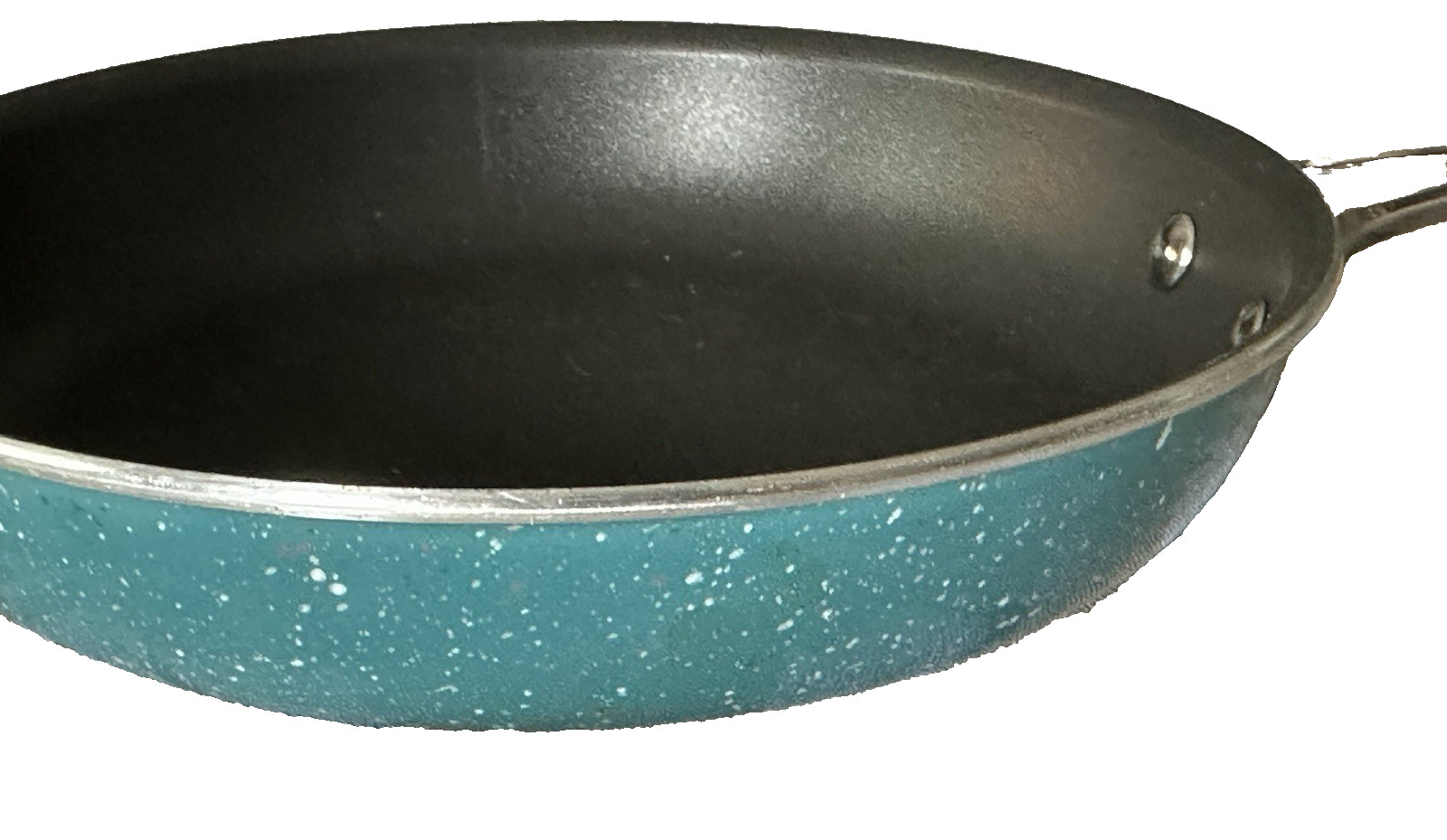 Pioneer Woman Frontier Teal Speckle 8.5+/-Nonstick Frying Pan Skillet 3428TBT