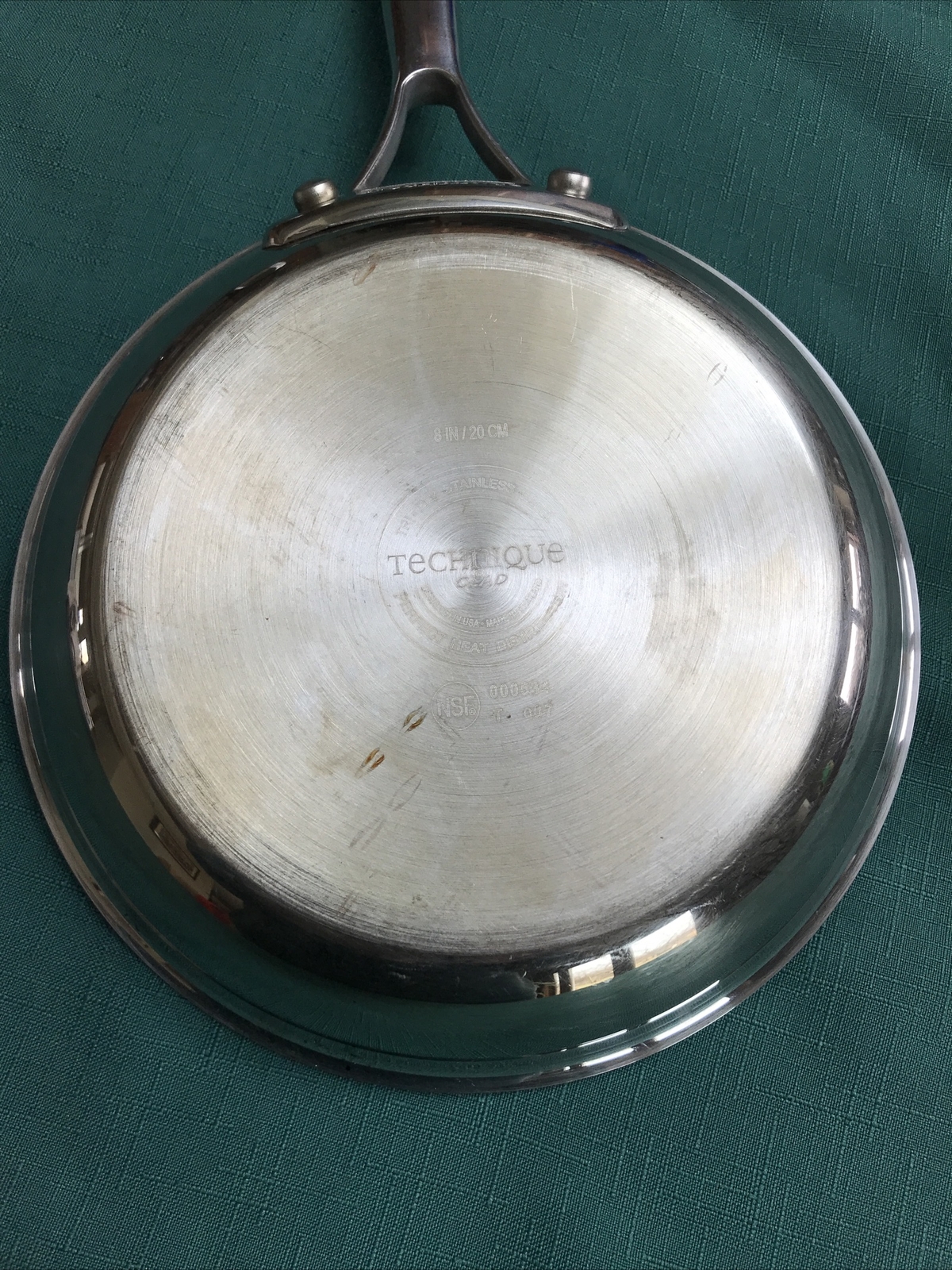 Technique Clad Tri-Ply Stainless Steel 8in. 20cm. Frying Pan