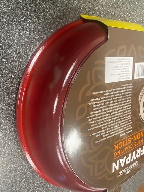 5 Frypans QUEENSENSE- PTFE Coating Non Stick Made in Korea 9, 10, 11, 12, 13 in