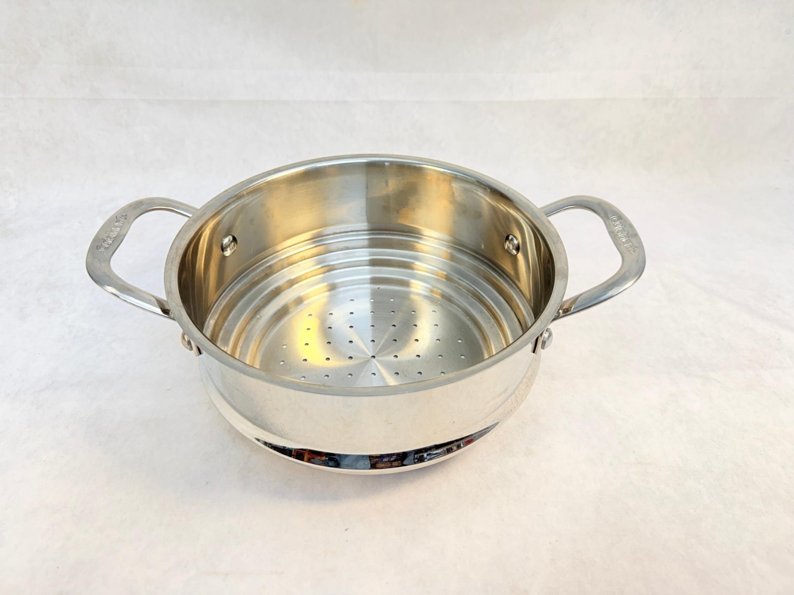 Cuisanart 3 Qt. Sauce Pan with Steamer Set – Stainless Steel Mirror Finish