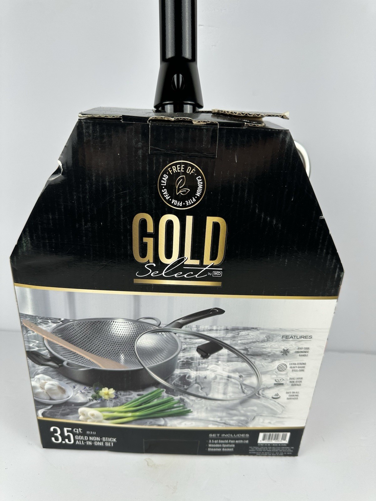 NEW Gold Select 3.5 Qt Non-Stick All in One Pan Set