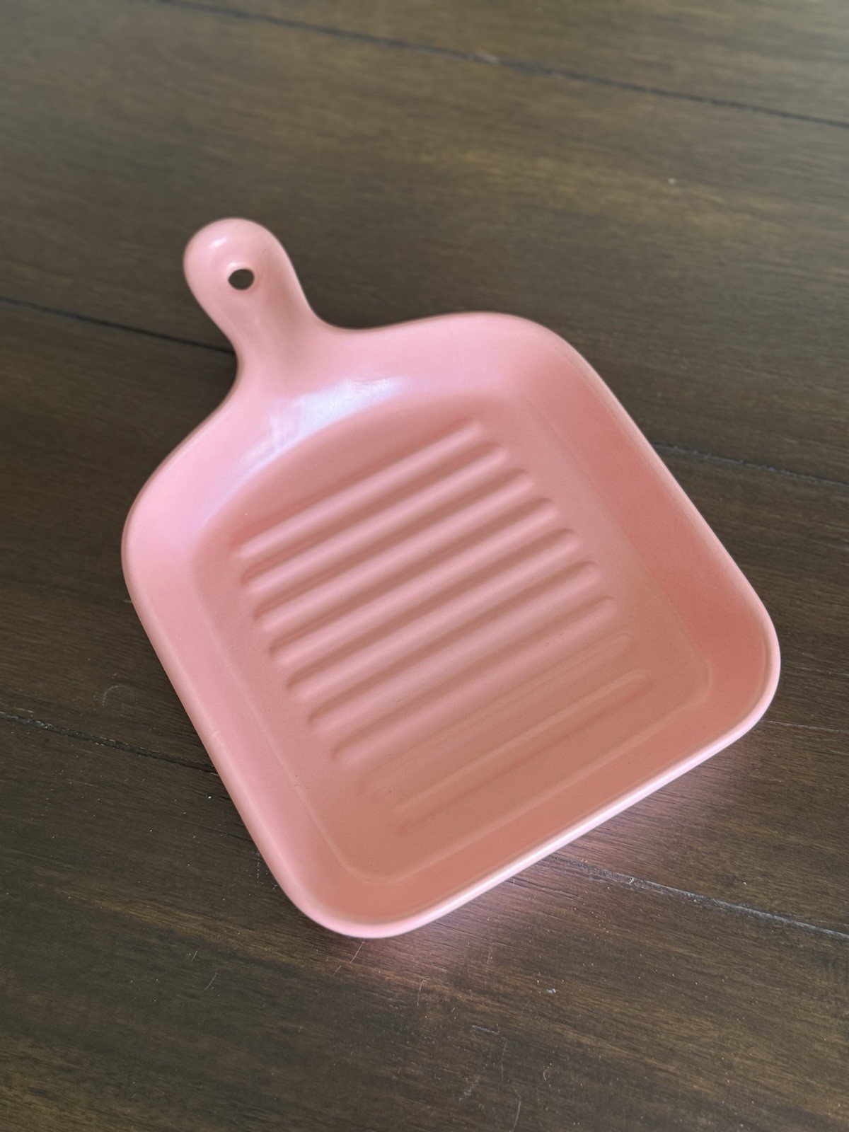 Square Griddle Pan W Handle Lot Oven & Microwave Safe Serve Ware Set Pink Decor