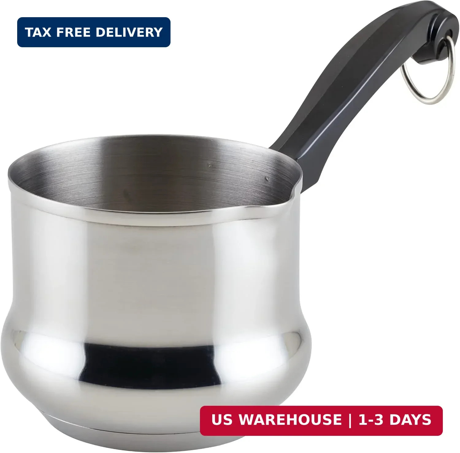 Farberware Classic Series Stainless Steel Butter Warmer, Melting Pot, Milk Warme