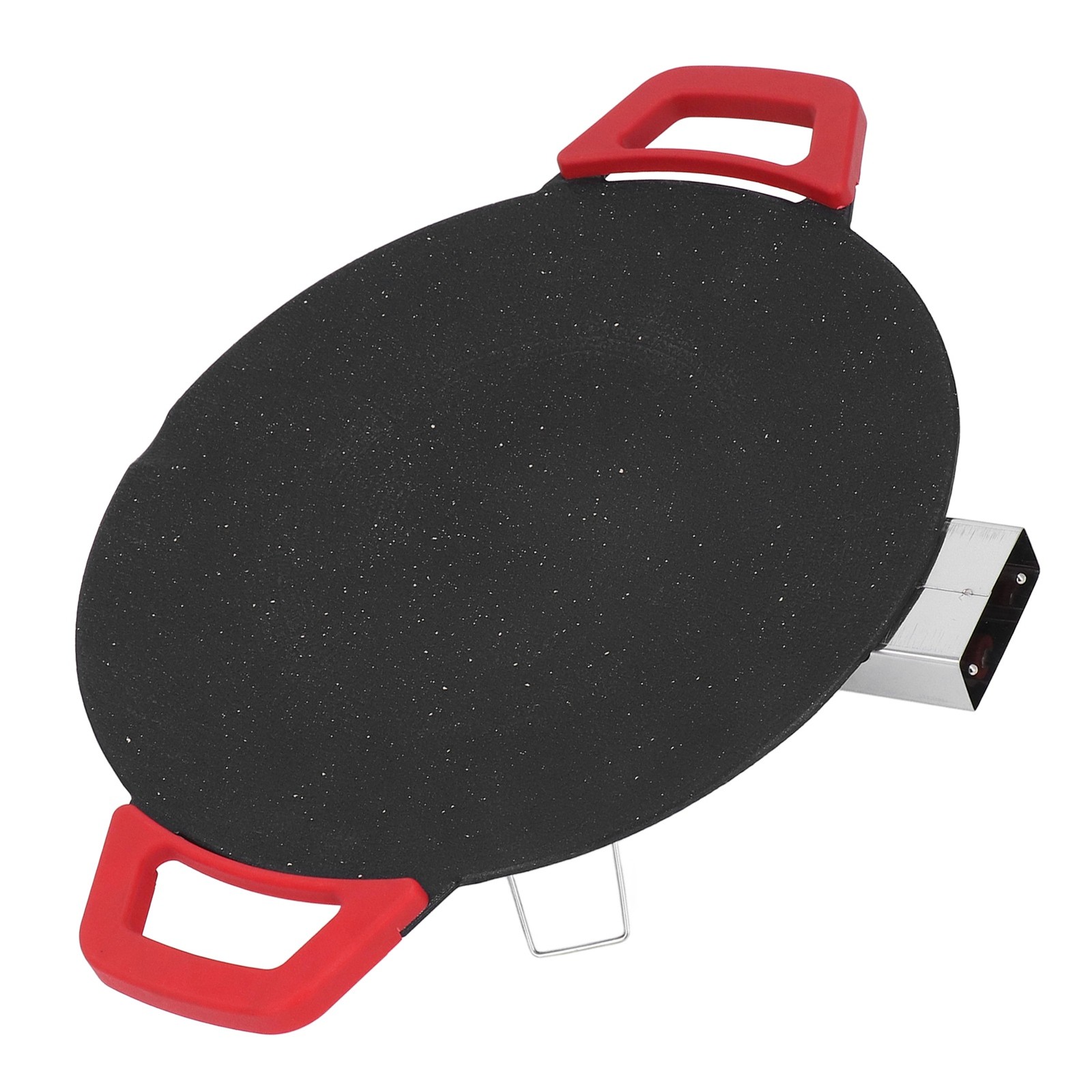 Round Korean Style Stovetop Smokeless BBQ Cast Grill Pan For Home Cooking