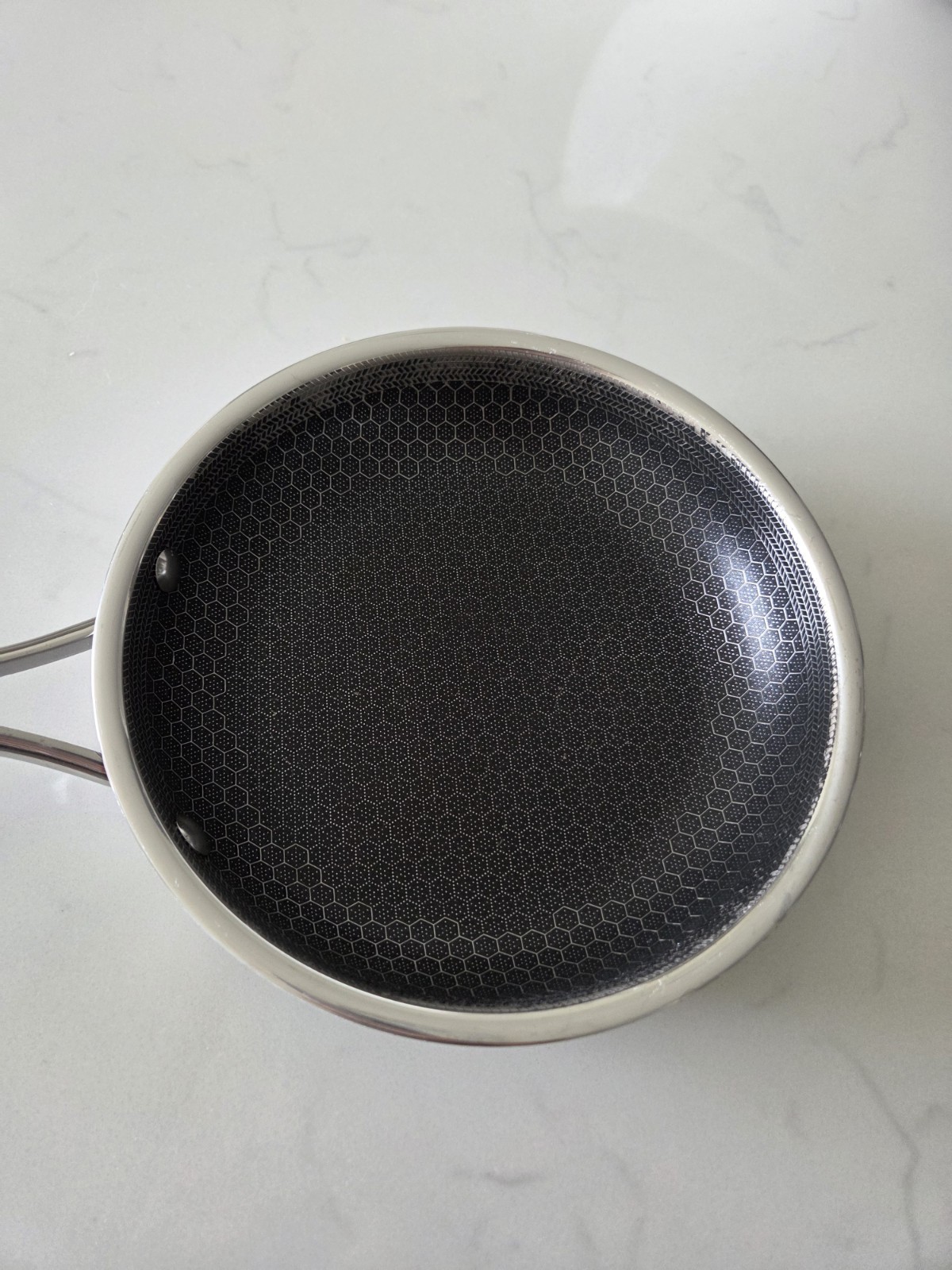 HexClad Stainless Steel Small Frying Pan 8″ Inch With Lid