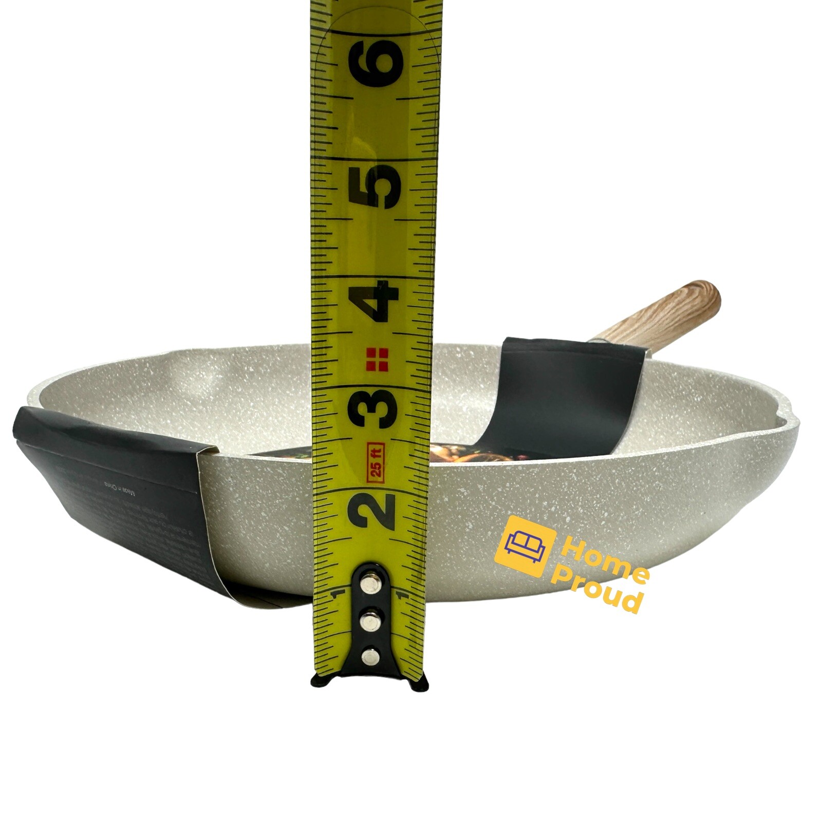 Masterclass Frying Pan Skillet Nonstick 11 Inch Premium Kitchen Cookware Beige