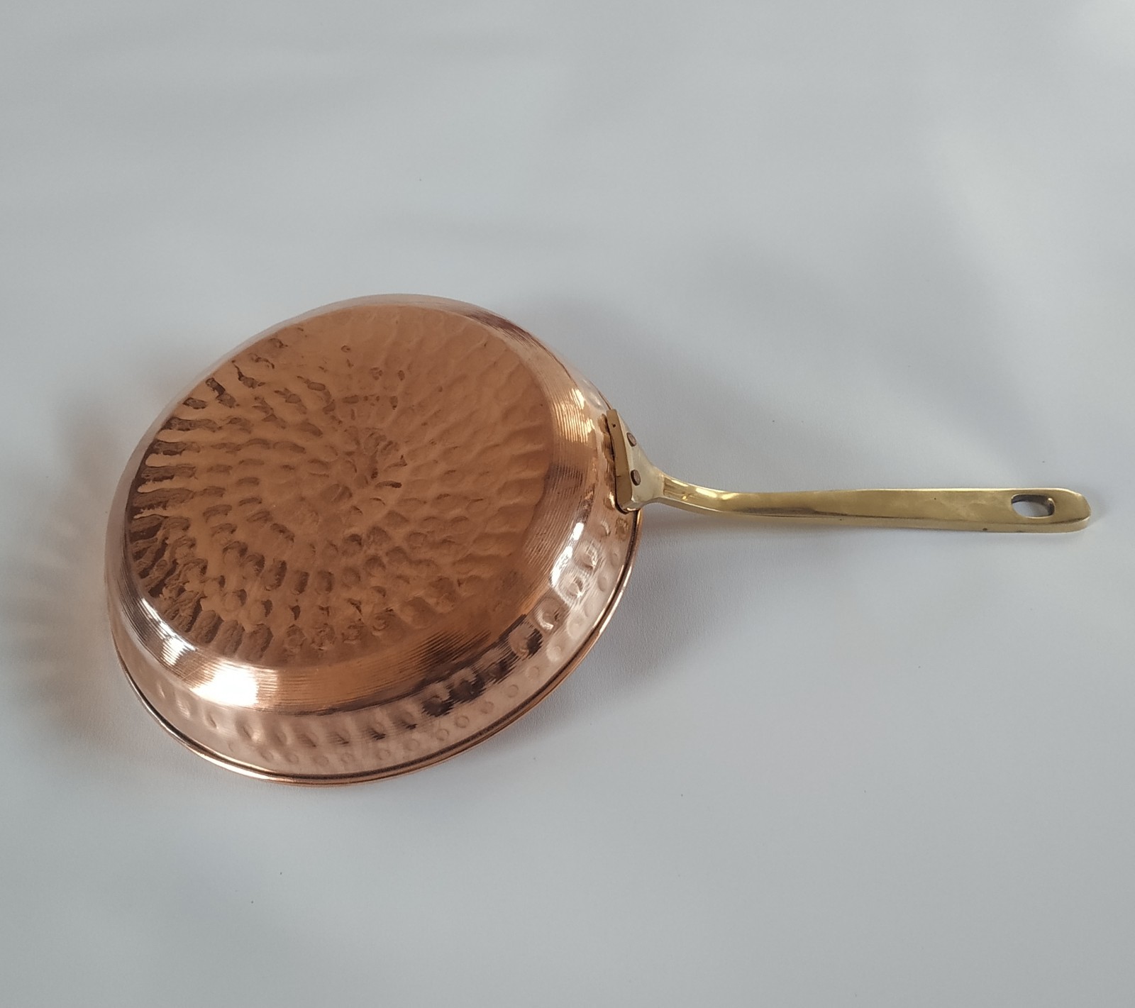 Pure Copper Fry Pan, Tadta Pan Kitchware, Homeware Tableware With 2 Serving Bowl