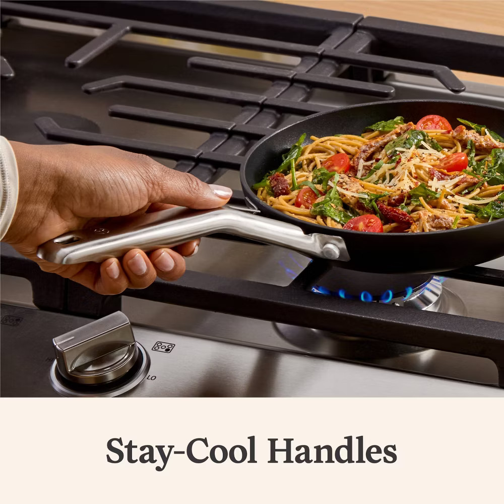 Calphalon 8″ Hard Anodized Aluminum Nonstick Fry Pan: Stay-Cool Handle Oven &