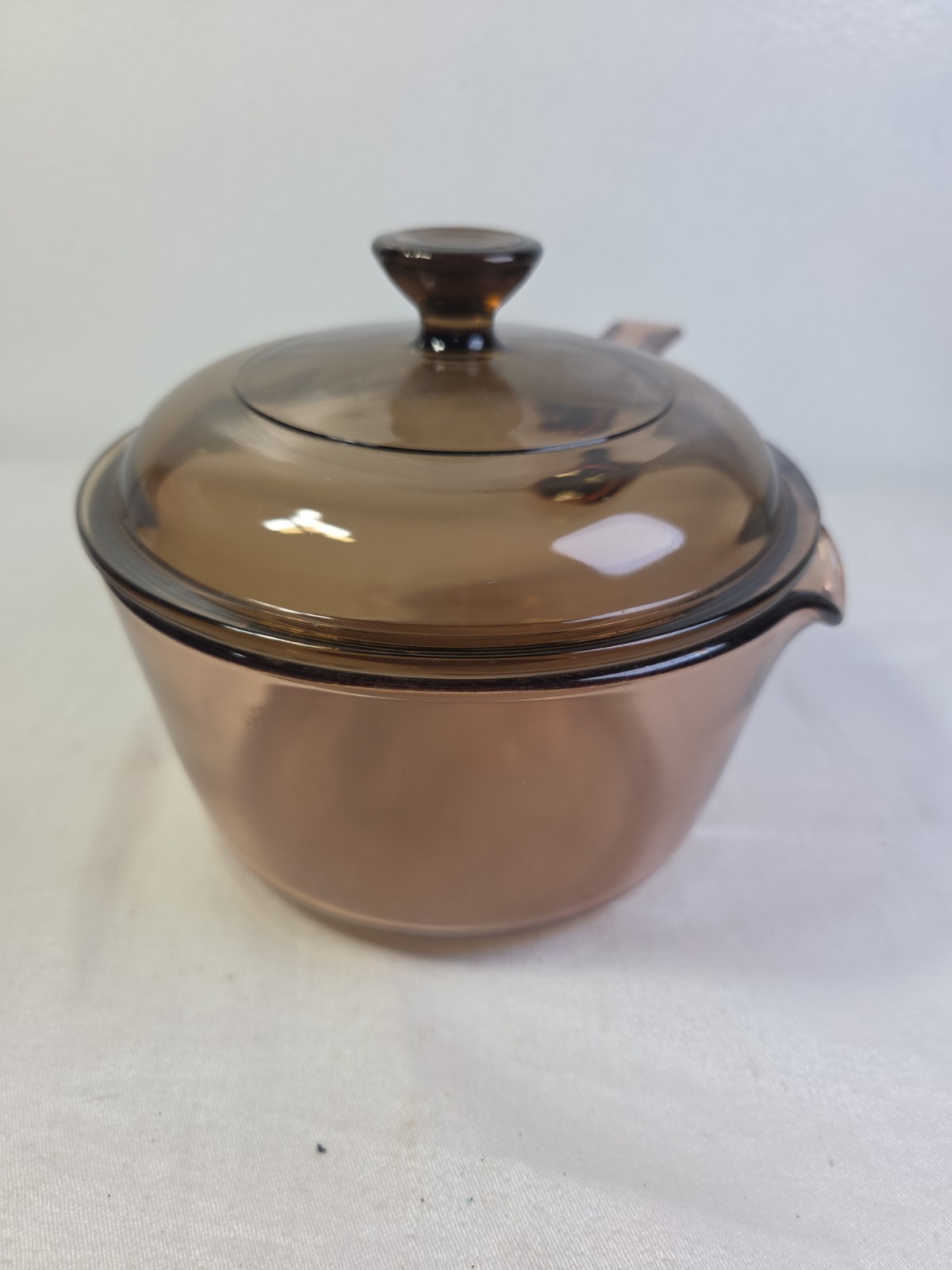 VISIONS Pyrex G.V-1-C Glass Saucepan Brown Transparent With Lid Two-Piece Set