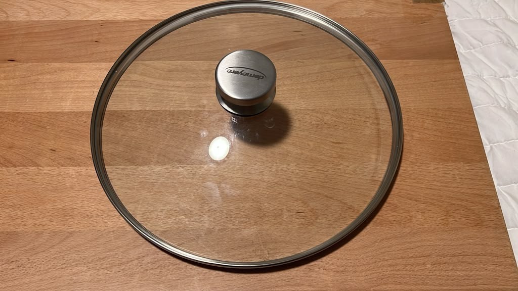 Demeyere Essential 5 Stainless Steel 12.6” 32cm Frying Pan with Glass Lid