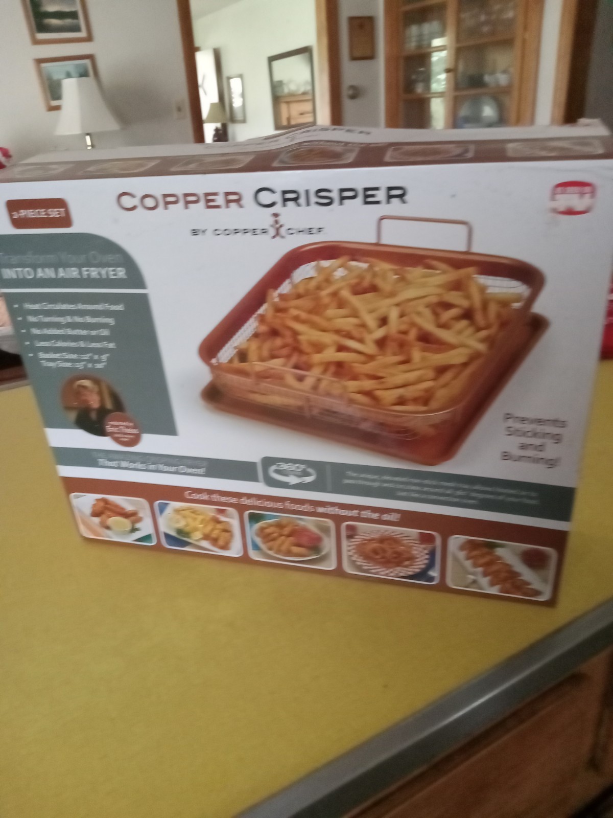 Copper Crisper By Copper Chef As Seen On TV Turns Oven Into An Air Fryer – New