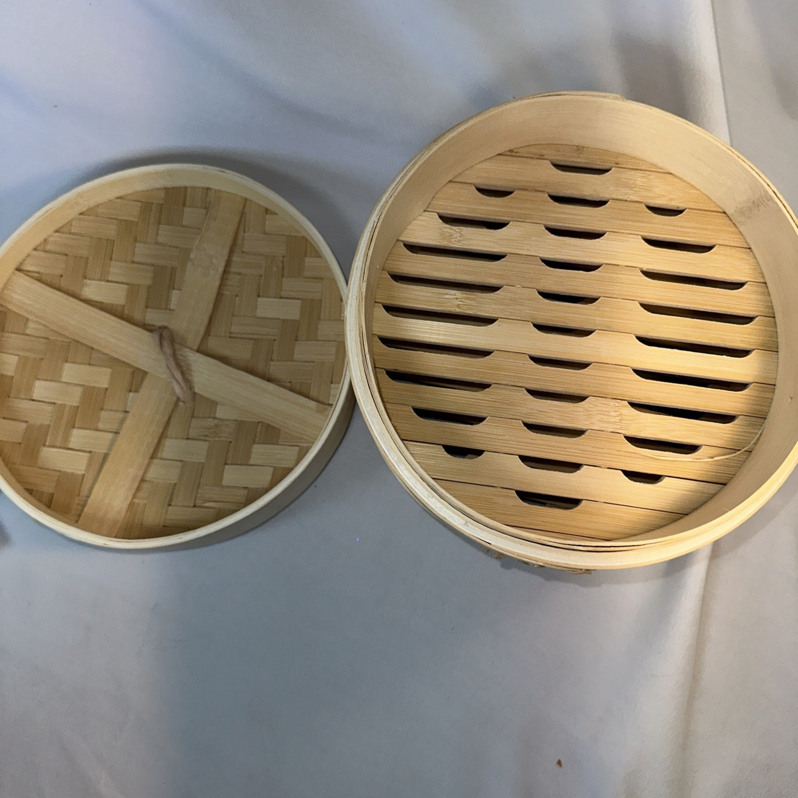 Bamboo Steamer Classic 8″ 2 tier steam basket Asian cooking