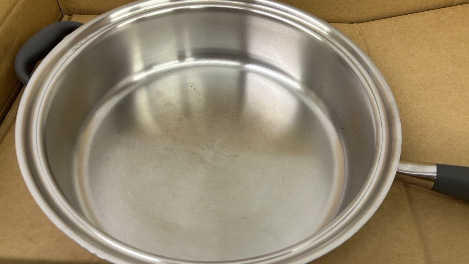 Royal Prestige 10.5 Skillet Pan T-304 Surgical Stainless Steel No Lid 5 Ply