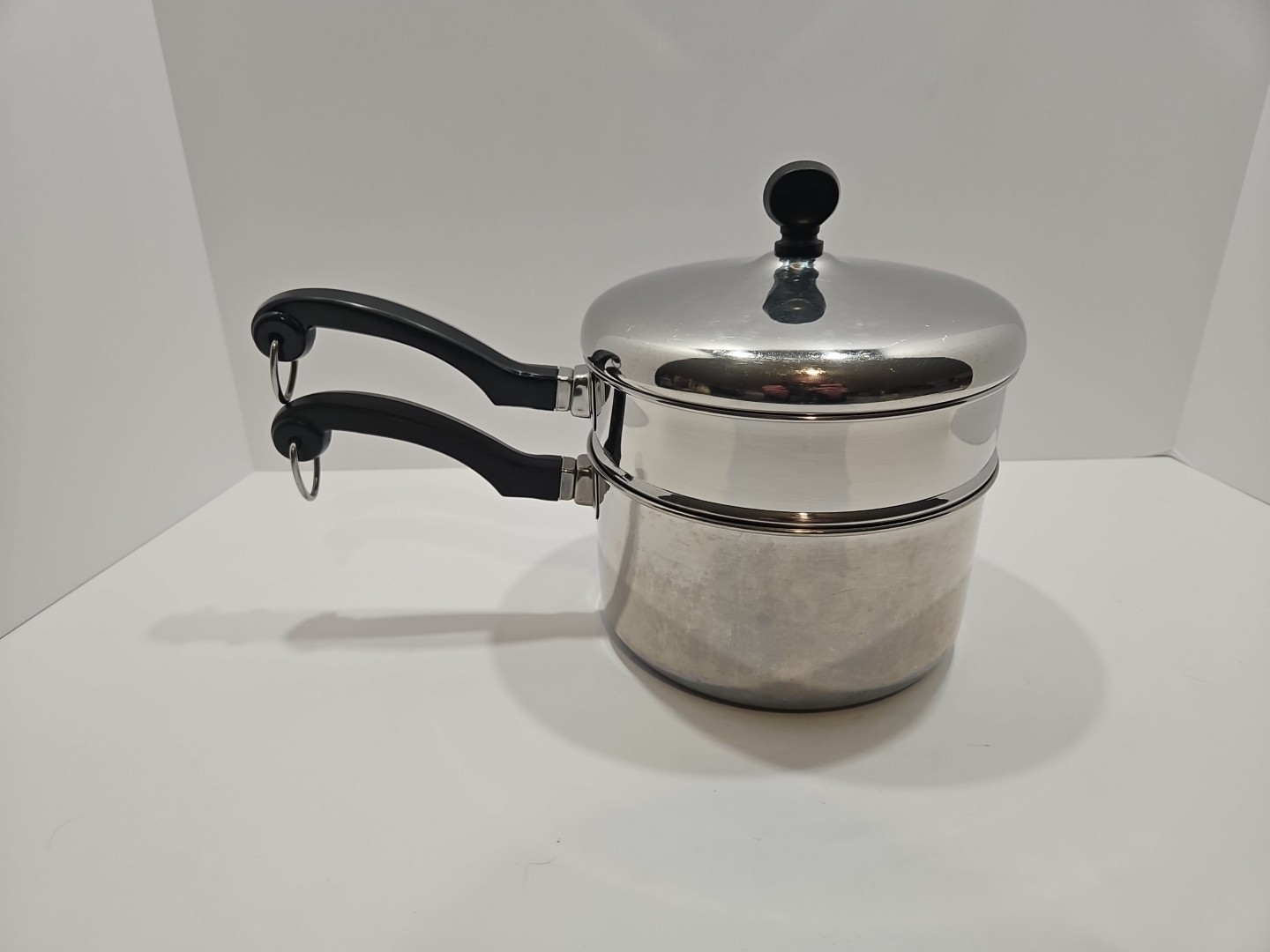 Farberware 2 Qt Durable Stainless Steel Pot with Steamer Insert and Lid