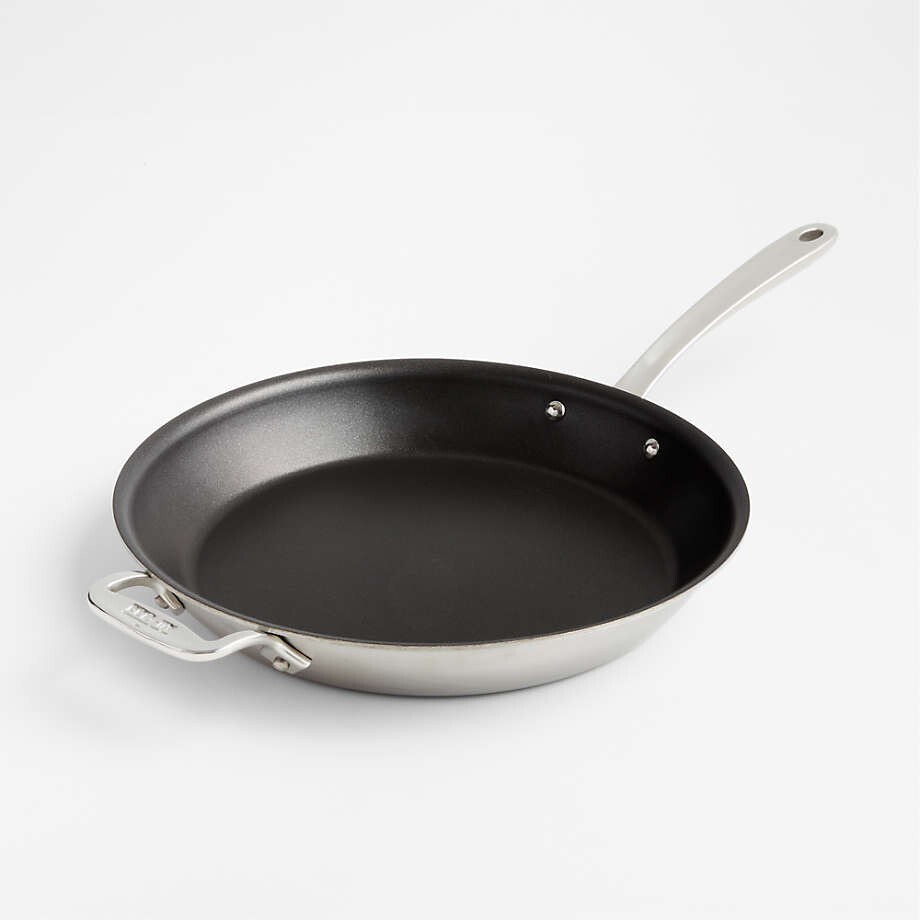All-Clad ® d3 Curated NONSTICK 12.5″ Frying Pan with helper handle