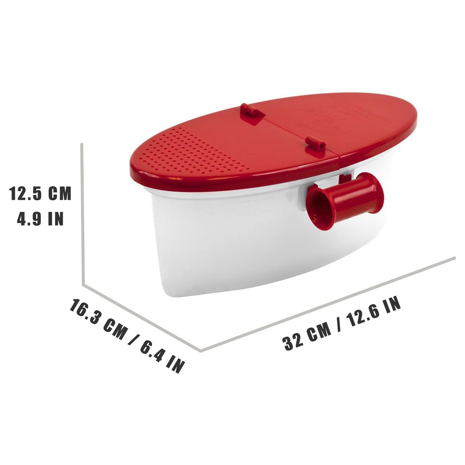 Versatile Microwave Pasta Boat, Sturdy Food Grade Heat Resistant PP Material,…