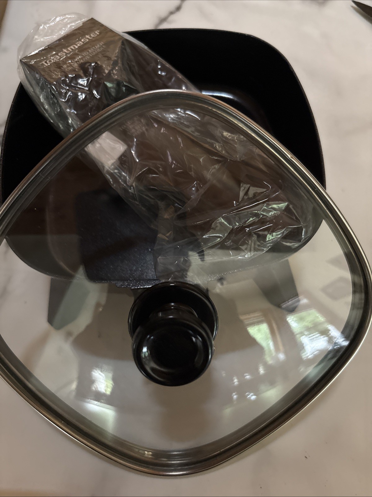 Toastmaster 8 Skillet Frying Pan with Glass Lid