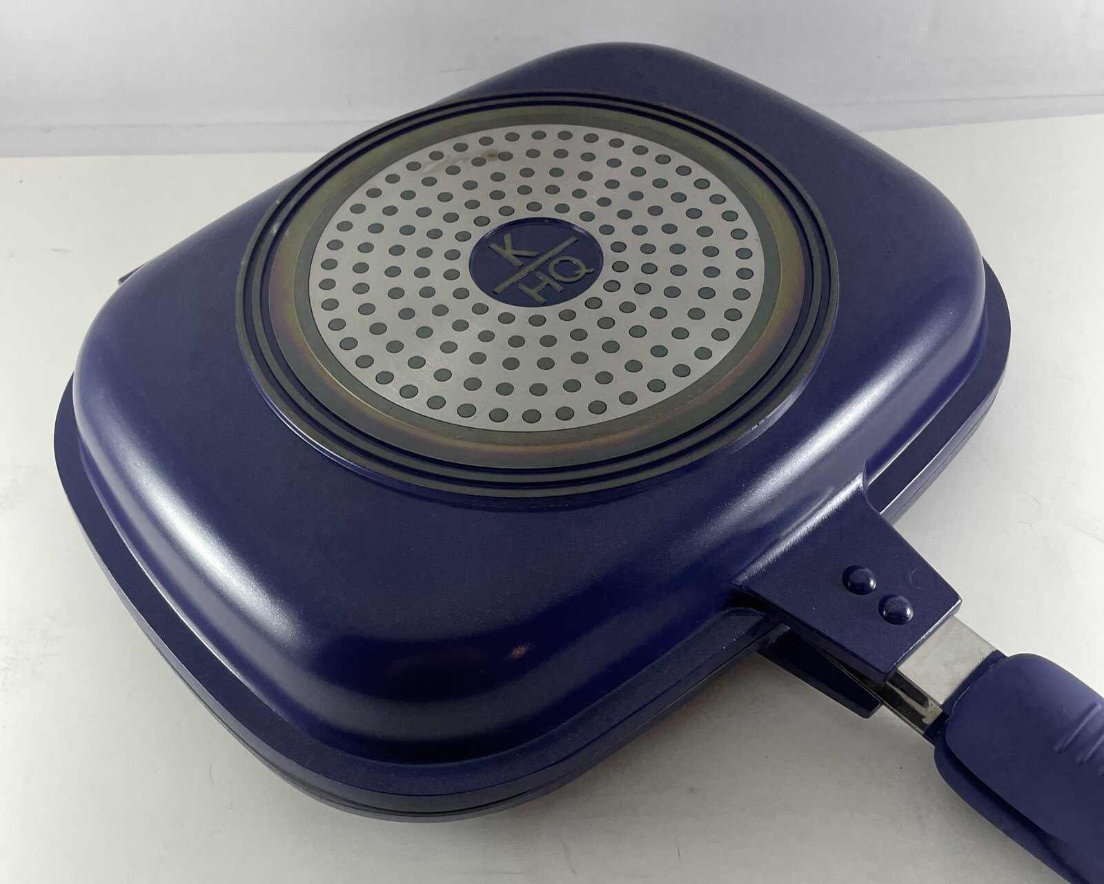 Cook’s Companion Flip Pan – Cast Aluminum Non-stick Ceramic Blue