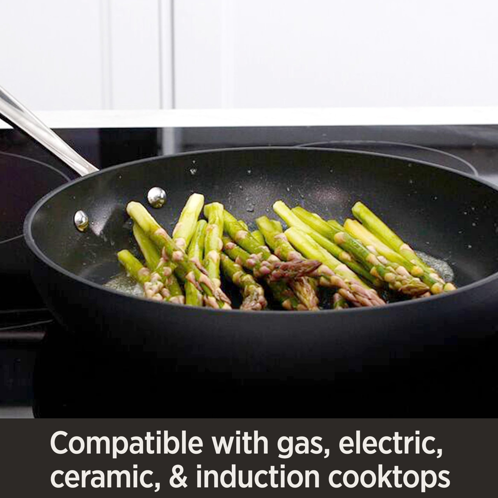 All-Clad HA1 Hard Anodized Non Stick Fry Pan Set 2 Piece, 8, 10 Inch, Inducti…