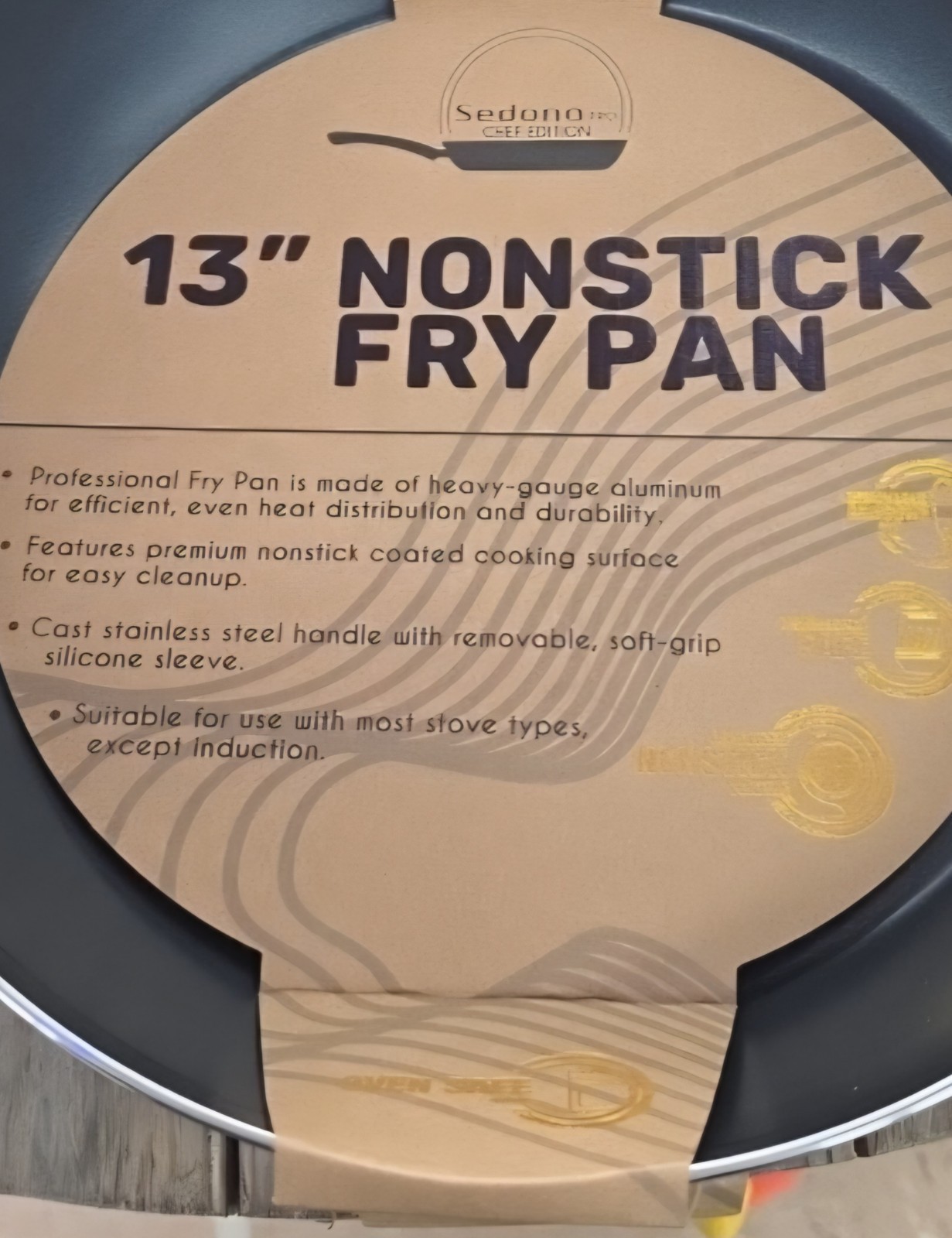 Sedona KitchenPro Chef Edition 13″ Everyday Nonstick Sauté Pan New