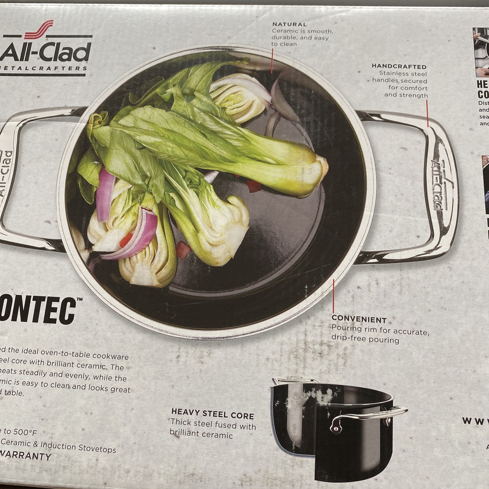 All-Clad FUSIONTEC™ 4 Qt. Soup Pot with lid (ONYX ) $325- Germany