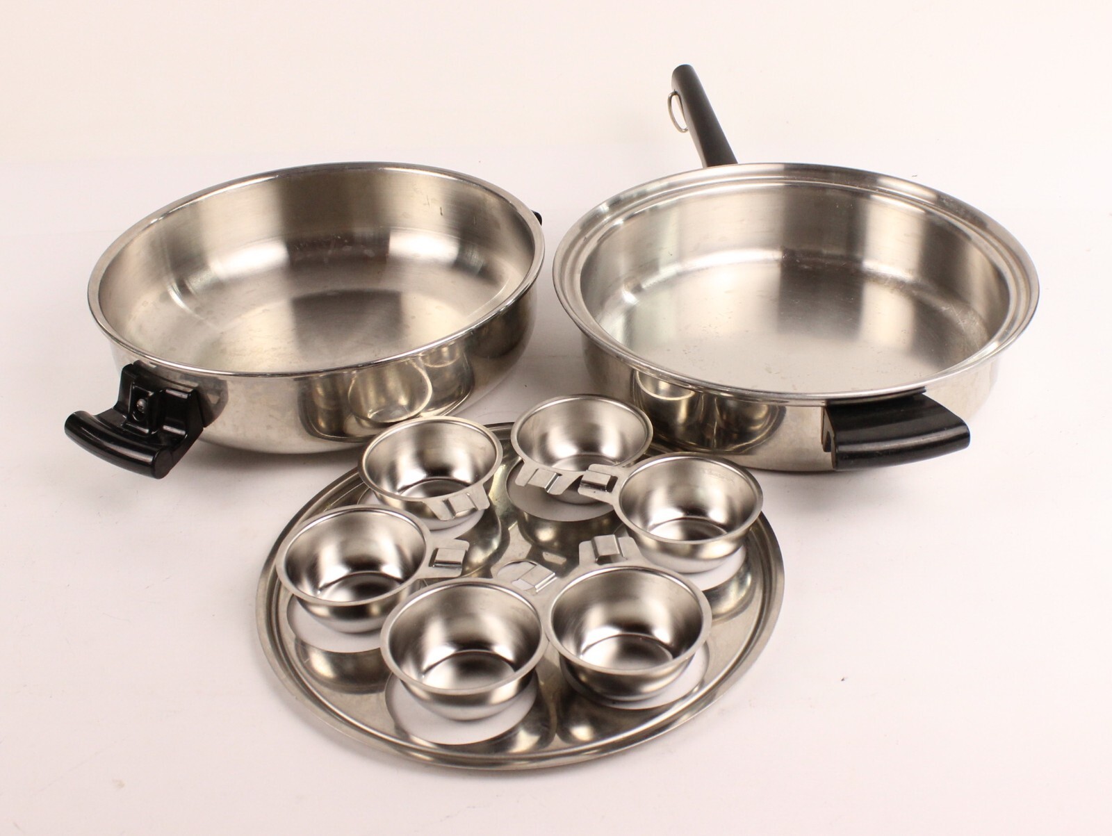 PlexCore Thermium Multi-Plex Stainless Steel Cookware Set with Egg Poachers USA