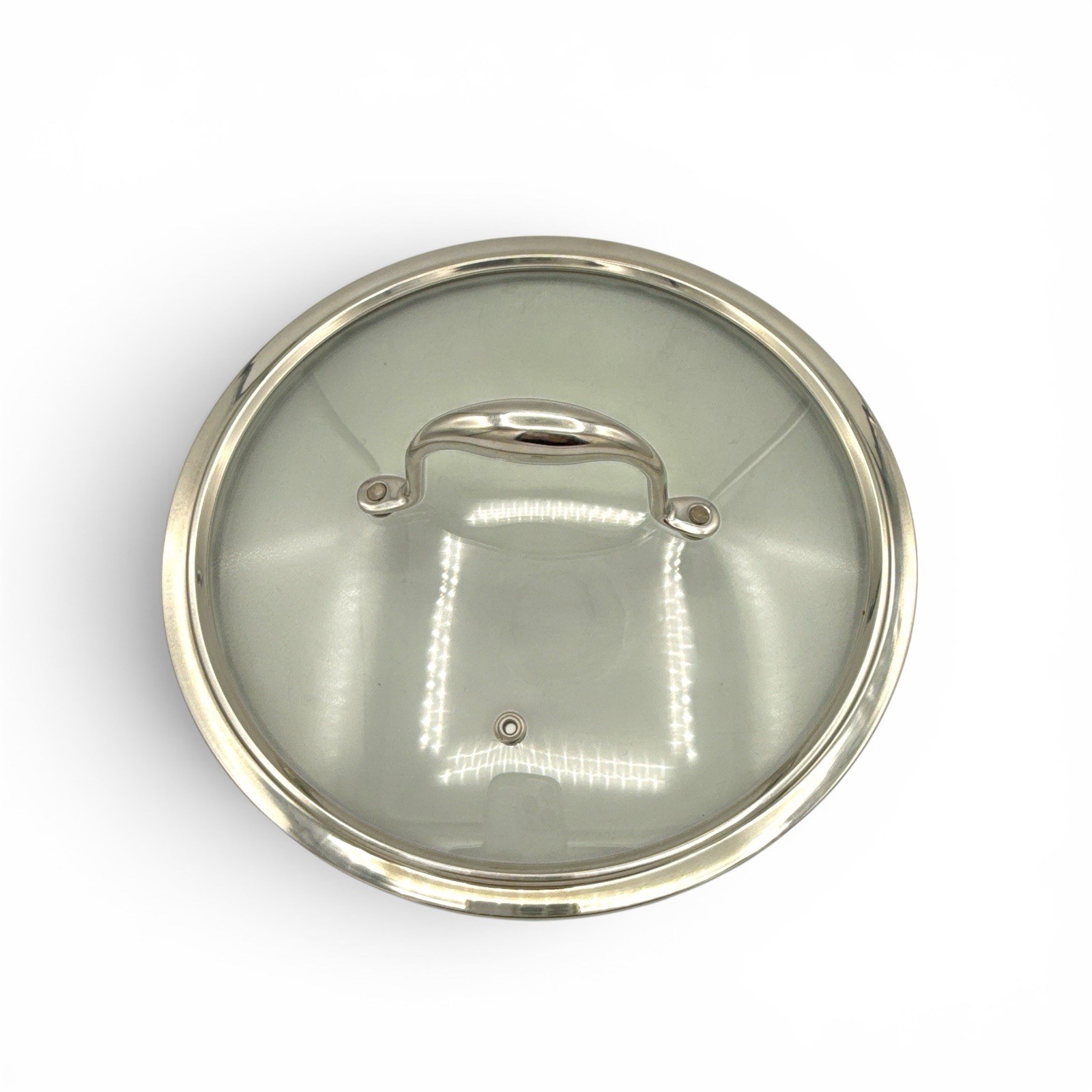 Italic 5-Ply Stainless Steel Clad Frying Pan w/ Lid Italy 10-1/8in