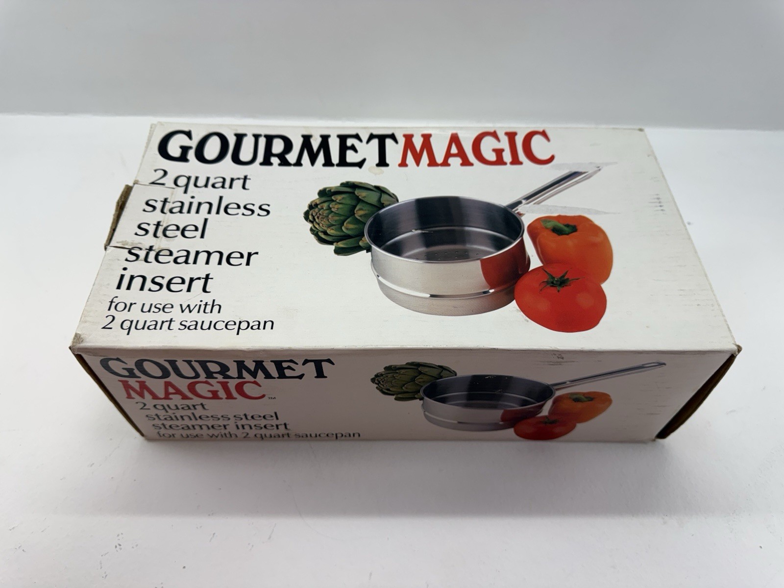 “Stainless Steel 2 Qt Steamer & Double Boiler Insert – 17cm (6.7 in) OD