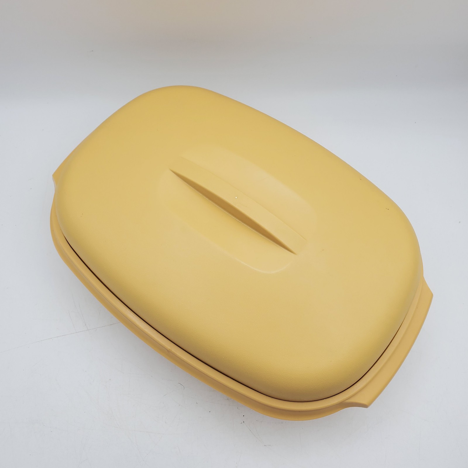 VTG Tupperware Steamer 3 Piece Harvest Gold Microwave Vegetable Microwave Cooker