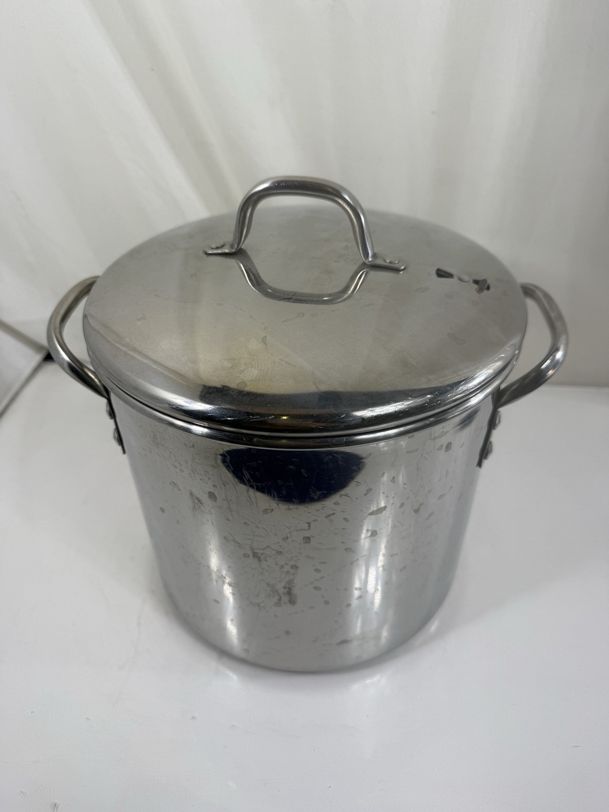 Preferred Stock 18-8 Stainless Steel Stock Pot With Vented Lid 8” Tall x 9”