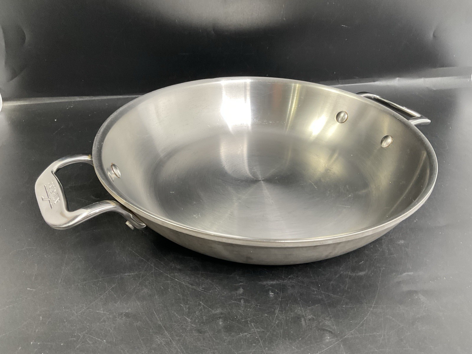 All CLAD 10” inch Petite Braiser Paella Everyday Pan MC2 Master Chef 2 – No Lid