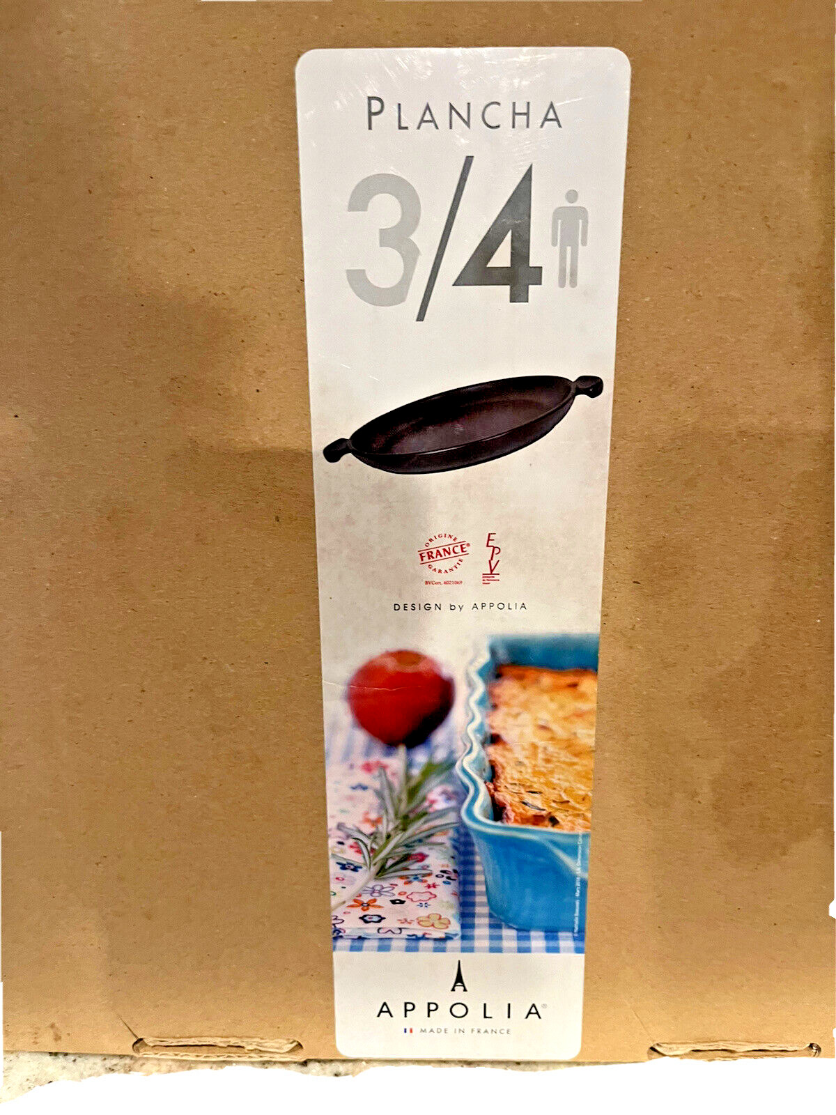 Appolia cookware made in France Ceramic Enamel Coating Black Round 11 Inches