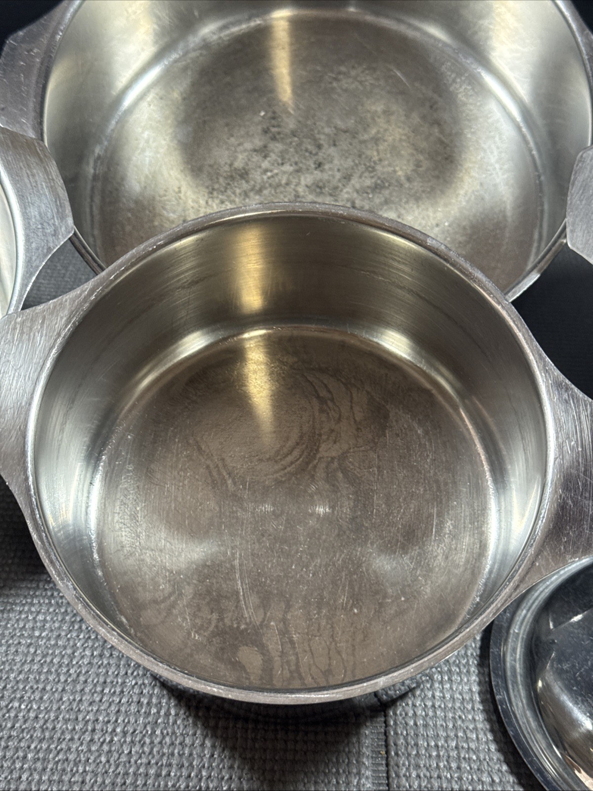 LETANG REMY Mixed 6 Piece Stainless Steel Cookware Pot Set FRANCE
