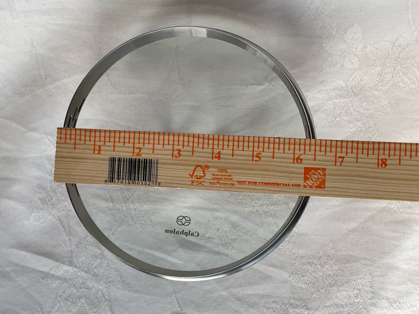 Calphalon Glass Strainer Pot Pan Lid 6 3/8” Inner Replacement
