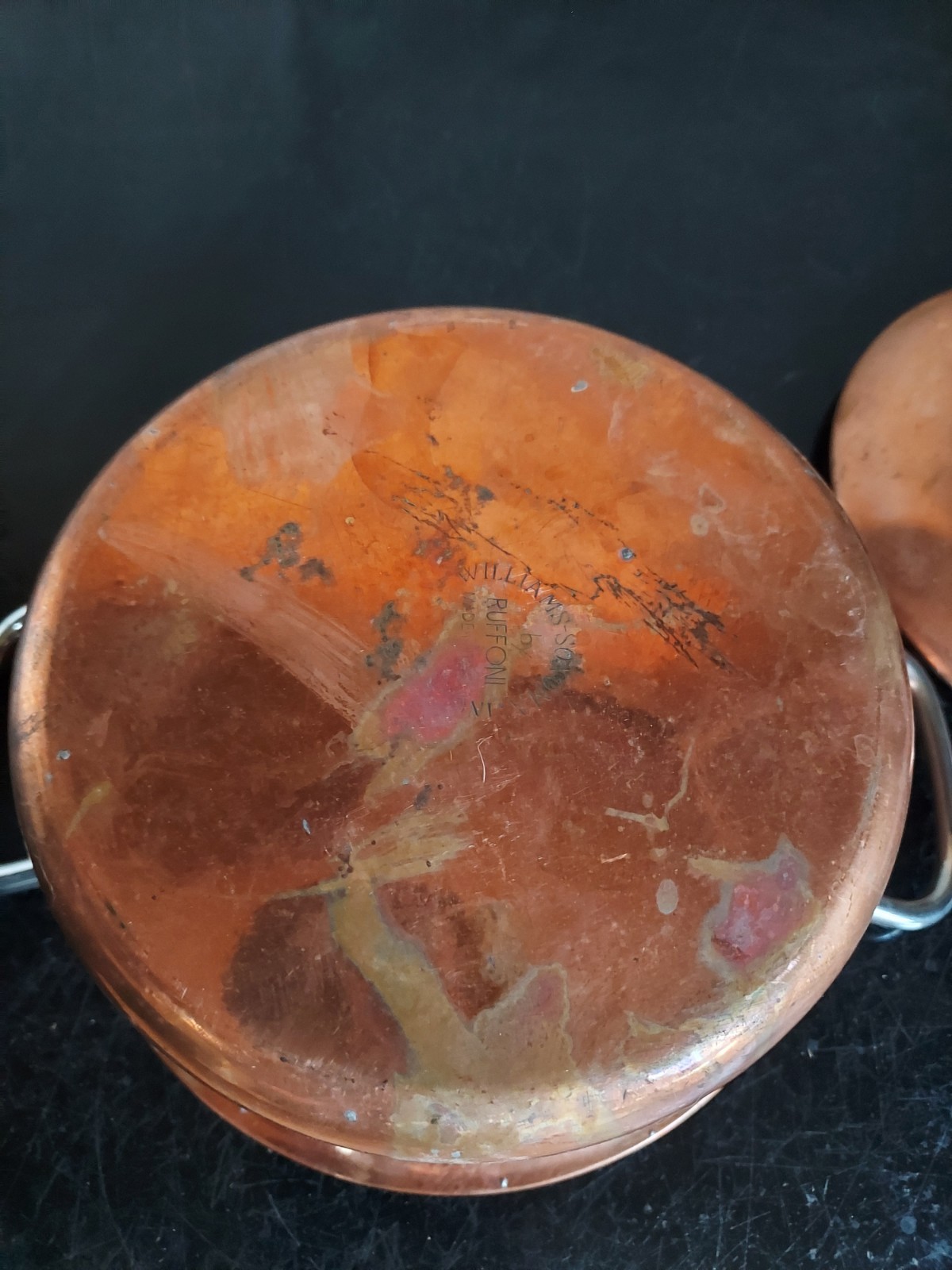 Vintage Williams Sonoma Copper Pot Ruffoni No Lid