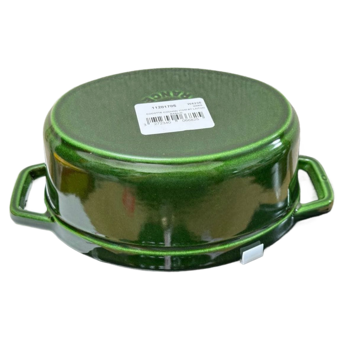 [US Tax Paid] STAUB Piggy Cocotte Oval 17cm Basil Green Limited Edition Cast NEW