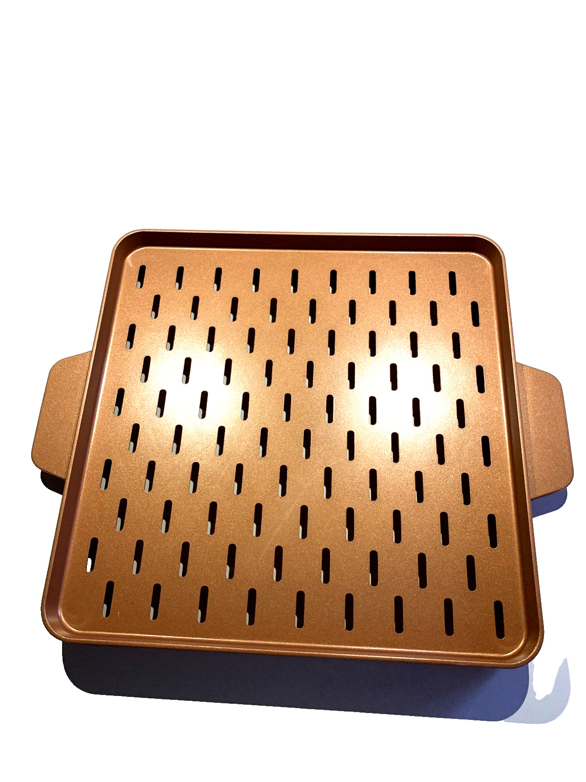 Copper Chef X Design 12″ x 12″ Barbecue BBQ Grill Pan Dual Sided Preowned Unused